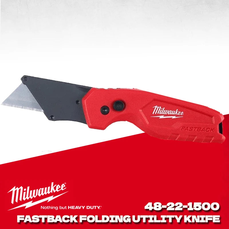 MILWAUKEE 48-22-1500 FASTBACK Compact Folding Utility Knife Multi-Purpose Knife Hand Tools